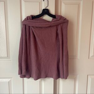 Off-shoulder sweater